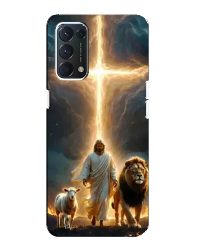 Чохол для OPPO A74 з картинкою «Лев Юди та Світло»