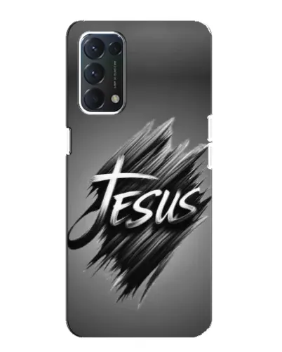 Чохол для OPPO A74 з картинкою «Напис Jesus Graffiti»