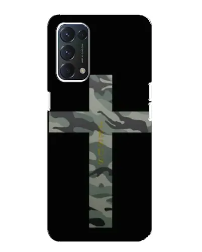 Чохол для OPPO A74 з картинкою «Мілітарі Хрест»