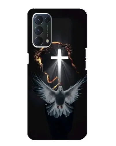 Чохол для OPPO A74 з картинкою «Голуб та Світло»