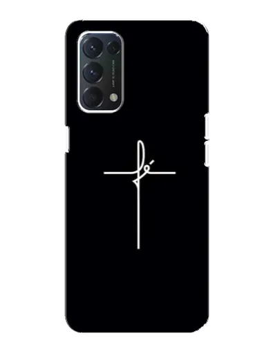 Чехол для OPPO A74 с картинкой «Тонкий крест» Чехол для OPPO A74 с картинкой «Тонкий крест»