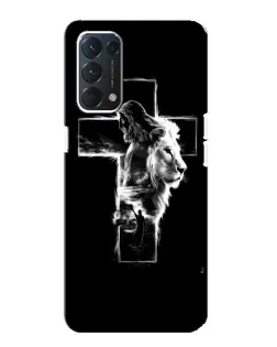 Чехол для OPPO A74 с картинкой «Сияющий крест Jesus» Чехол для OPPO A74 с картинкой «Сияющий крест Jesus»