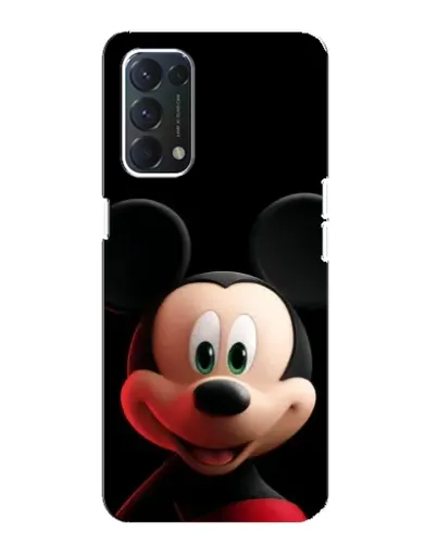 Чехол для OPPO A74 с картинкой «Улыбающийся Микки Маус»