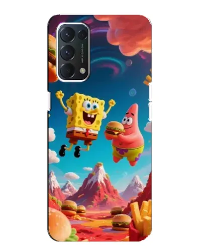 Чехол для OPPO A74 с картинкой «Космический фастфуд» Чехол для OPPO A74 с картинкой «Космический фастфуд»