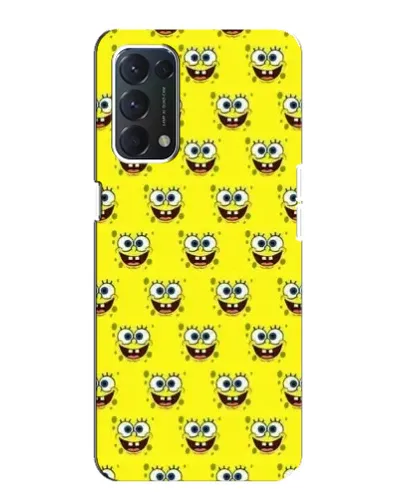Чехол для OPPO A74 с картинкой «Паттерн Губка Боб» Чехол для OPPO A74 с картинкой «Паттерн Губка Боб»