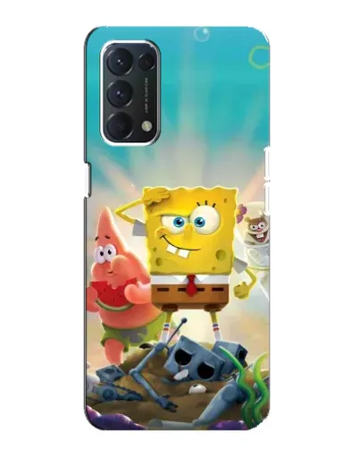 Чехол для OPPO A74 с картинкой «Спанч Боб победитель» Чехол для OPPO A74 с картинкой «Спанч Боб победитель»