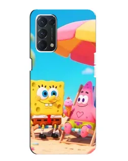 Чехол для OPPO A74 с картинкой «Отдых на пляже»