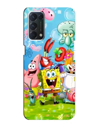 Чехол для OPPO A74 с картинкой «Губка Боб и друзья» Чехол для OPPO A74 с картинкой «Губка Боб и друзья»