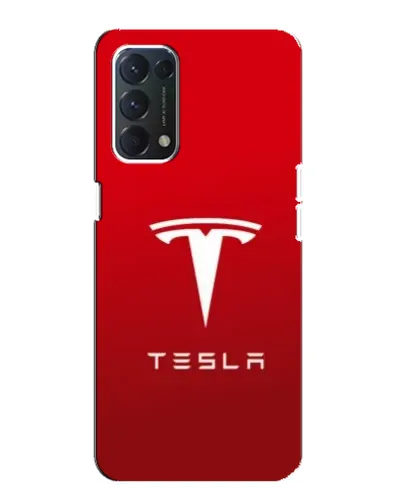 Чохол для OPPO A74 з картинкою «Tesla Red Classic»