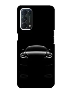 Чохол для OPPO A74 з картинкою «Силует Tesla Night» Чохол для OPPO A74 з картинкою «Силует Tesla Night»