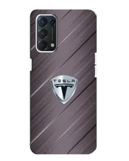 Чохол для OPPO A74 з картинкою «Металева текстура Tesla» Чохол для OPPO A74 з картинкою «Металева текстура Tesla»