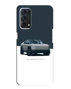 Чохол для OPPO A74 з картинкою «Сріблястий Cybertruck Tesla» Чохол для OPPO A74 з картинкою «Сріблястий Cybertruck Tesla»
