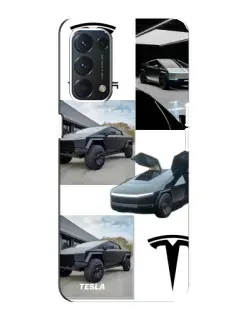 Чохол для OPPO A74 з картинкою «Колаж Cybertruck Tesla» Чохол для OPPO A74 з картинкою «Колаж Cybertruck Tesla»