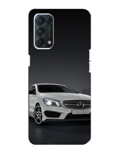 Чехол для OPPO A74 с картинкой «Mercedes AMG GT Silver»
