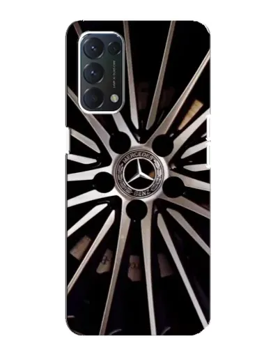 Чехол для OPPO A74 с картинкой «Диск Mercedes»