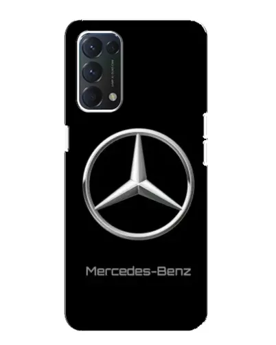 Чехол для OPPO A74 с картинкой «Mercedes Silver Logo»