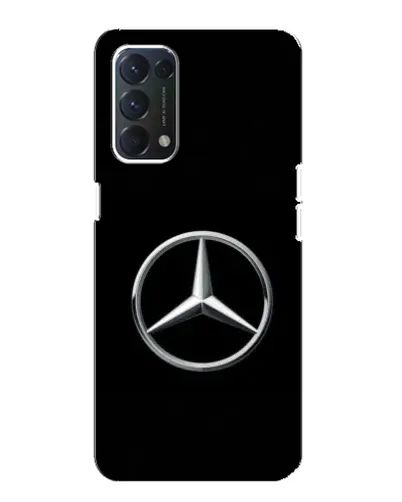 Чехол для OPPO A74 с картинкой «Mercedes классический лого»