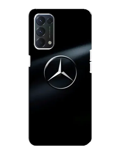 Чехол для OPPO A74 с картинкой «Mercedes на металле» Чехол для OPPO A74 с картинкой «Mercedes на металле»