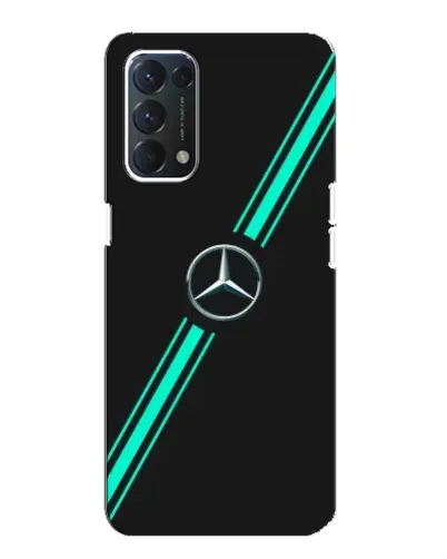 Чехол для OPPO A74 с картинкой «Спортивные линии Mercedes» Чехол для OPPO A74 с картинкой «Спортивные линии Mercedes»