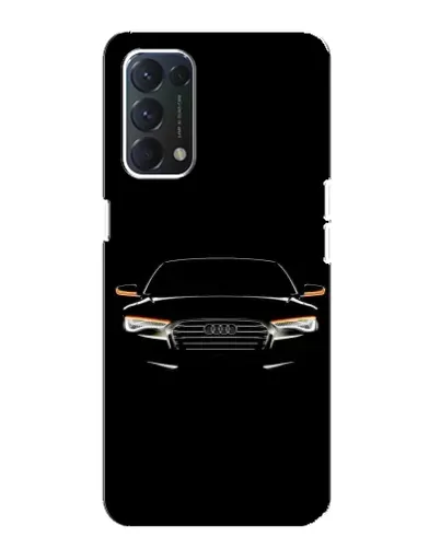 Чохол для OPPO A74 з картинкою «Audi — нічний контур»