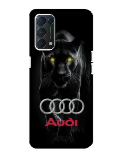 Чохол для OPPO A74 з картинкою «Пантера та Audi»