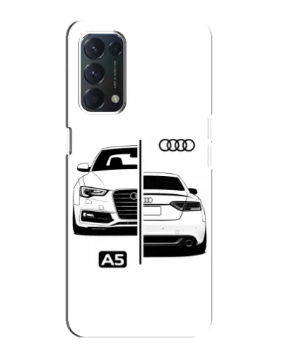 Чохол для OPPO A74 з картинкою «Audi — контрастний дизайн»