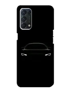 Чохол для OPPO A74 з картинкою «Погляд Audi у темряві»