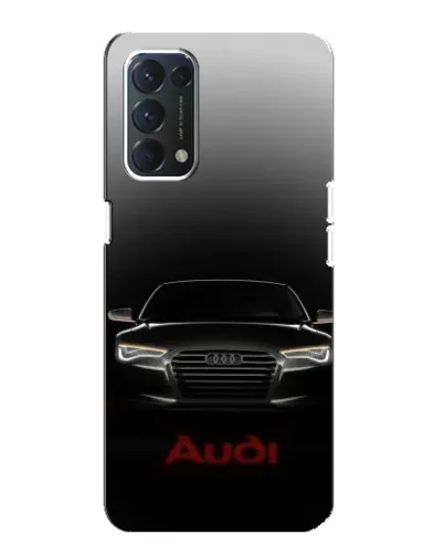Чохол для OPPO A74 з картинкою «Audi — градієнтний контур»
