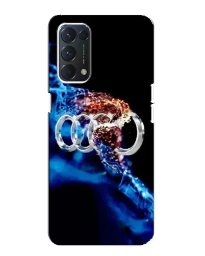 Чохол для OPPO A74 з картинкою «Енергія лого Audi»