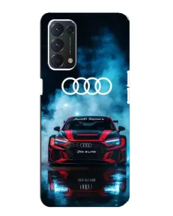 Чохол для OPPO A74 з картинкою «Audi Sport — неон»