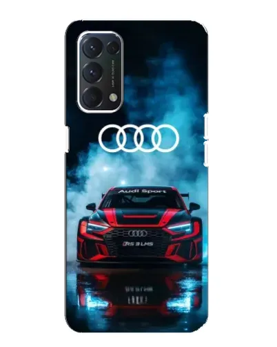 Чохол для OPPO A74 з картинкою «Audi Sport — неон»