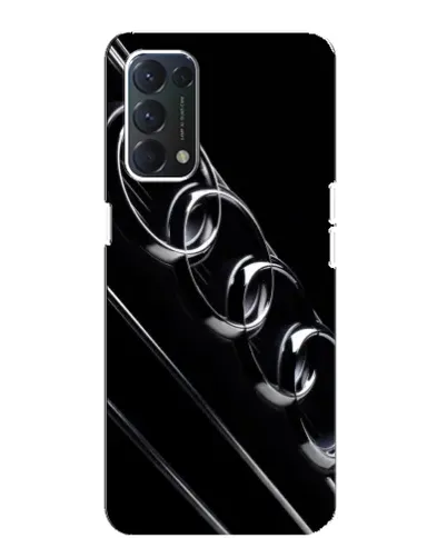 Чохол для OPPO A74 з картинкою «Audi — абстрактні кільця»
