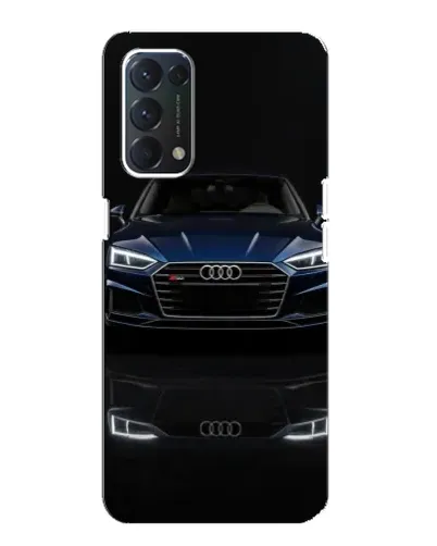 Чохол для OPPO A74 з картинкою «Audi — нічне відображення»