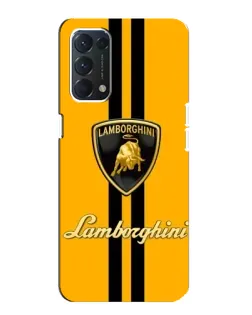 Чохол для OPPO A74 з картинкою «Lamborghini Stripe жовтий» Чохол для OPPO A74 з картинкою «Lamborghini Stripe жовтий»