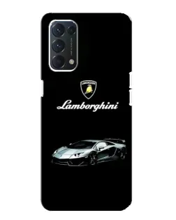 Чохол для OPPO A74 з картинкою «Логотип Lamborghini класика»