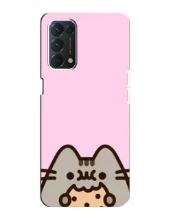 Чохол для OPPO A74 з картинкою «Pusheen та печиво» Чохол для OPPO A74 з картинкою «Pusheen та печиво»