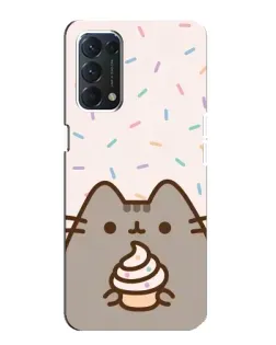 Чохол для OPPO A74 з картинкою «Пушин з кексом» Чохол для OPPO A74 з картинкою «Пушин з кексом»