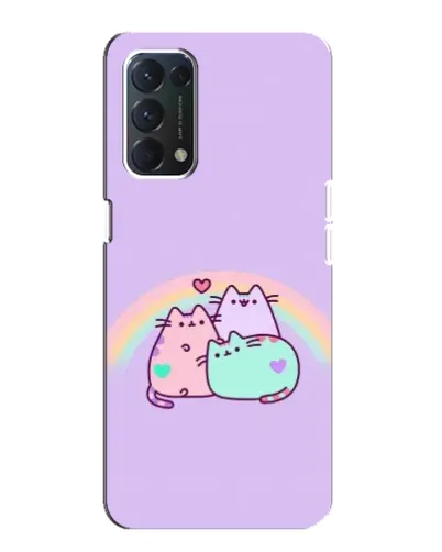 Чохол для OPPO A74 з картинкою «Веселкові Пушини» Чохол для OPPO A74 з картинкою «Веселкові Пушини»