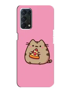Чохол для OPPO A74 з картинкою «Пушин із піцою» Чохол для OPPO A74 з картинкою «Пушин із піцою»