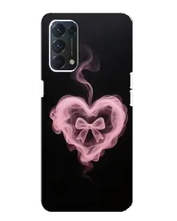 Чохол для OPPO A74 з картинкою «Димчасте серце»