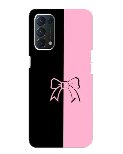 Чохол для OPPO A74 з картинкою «Половинки банту»
