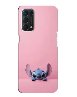 Чохол для OPPO A74 з картинкою «Stitch визирає»