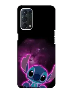 Чохол для OPPO A74 з картинкою «Неоновий Stitch»