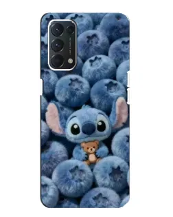 Чохол для OPPO A74 з картинкою «Стіч та лохина»