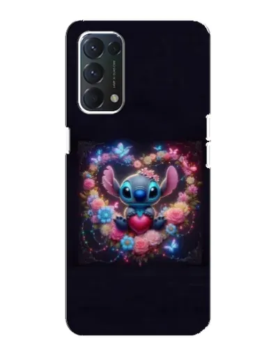 Чохол для OPPO A74 з картинкою «Stitch у квітах» Чохол для OPPO A74 з картинкою «Stitch у квітах»