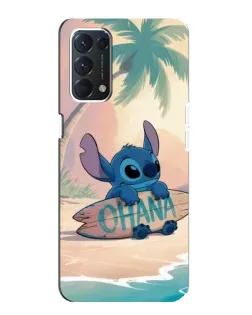 Чохол для OPPO A74 з картинкою «Стіч на серфі»