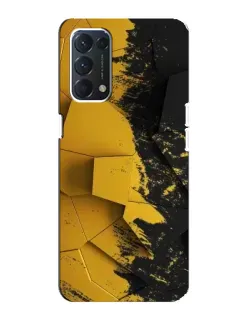 Чохол для OPPO A74 з картинкою «Золоті уламки геометрії»