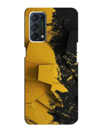 Чохол для OPPO A74 з картинкою «Золоті уламки геометрії»