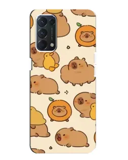 Чохол для OPPO A74 з картинкою «Капібари з апельсинами» Чохол для OPPO A74 з картинкою «Капібари з апельсинами»