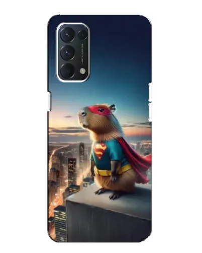 Чохол для OPPO A74 з картинкою «Капі-мен супергерой»